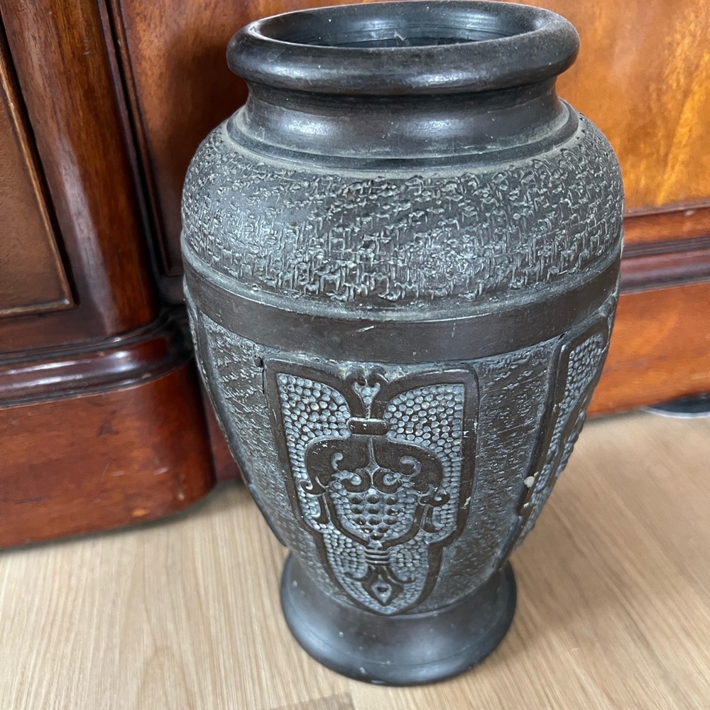 Vintage Vase Tokanabe Clay Pottery Art Deco